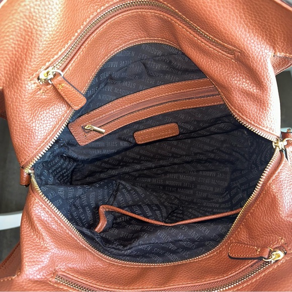 STEVE MADDEN NWT SHOULDER BAG D0324125 COGNAC BVOL - Picture 11 of 16